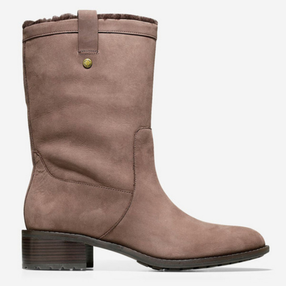 Cole Haan Jessup Waterproof Leather Cold Weather Boots, Sz 10